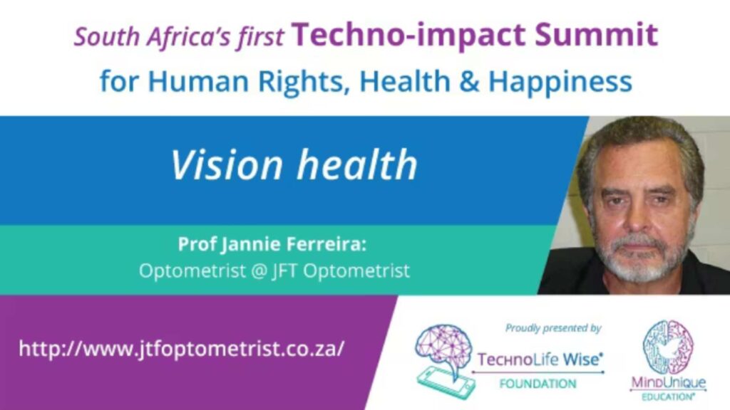 Vision health Prof Jannie Ferreira
